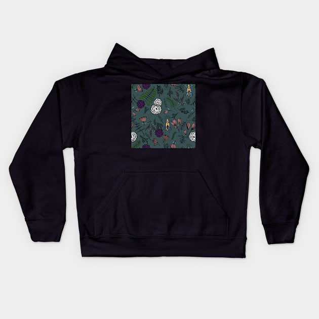 Grasshopper Kids Hoodie by hdconnelly